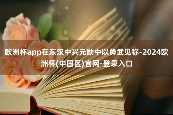 欧洲杯app在东汉中兴元勋中以勇武见称-2024欧洲杯(中国区)官网-登录入口